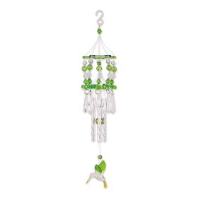 Green Acrylic Hummingbird Windchimes