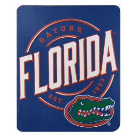 Florida OFFICIAL NCAA "Campaign" Fleece Throw Blanket; 50" x 60"